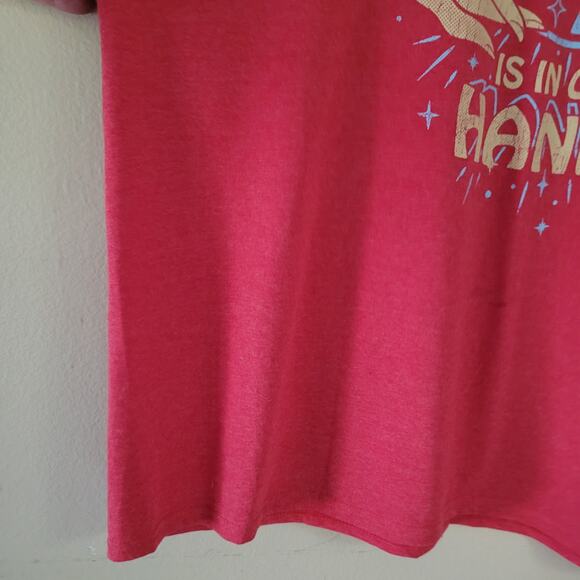 DOM The Future is in Our Hands Red T-Shirt - 2XL NWT - Picture 5 of 12
